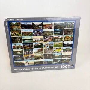 New York Puzzle Company Vintage Vistas Postcards Of Asheville 1000 Piece Puzzle